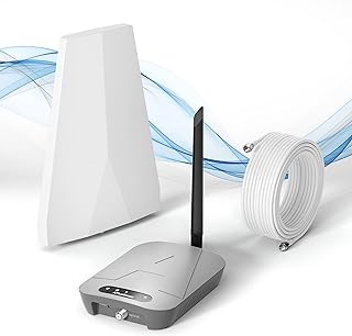 Cell Phone Booster for Home Boosts 4G LTE 5G on Band 12/17/13/5 Up to 3,000 Sq.Ft,Cell Signal Booster for Verizon, AT&T, T-Mobile & All U.S.Carrier,FCC Approved Signal Booster