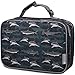 Bentology Lunch Bag and Box Set for Kids - Boys Insulated Lunchbox Tote, Bento Box, 5 Containers and Ice Pack - 9 Pieces - Sharks