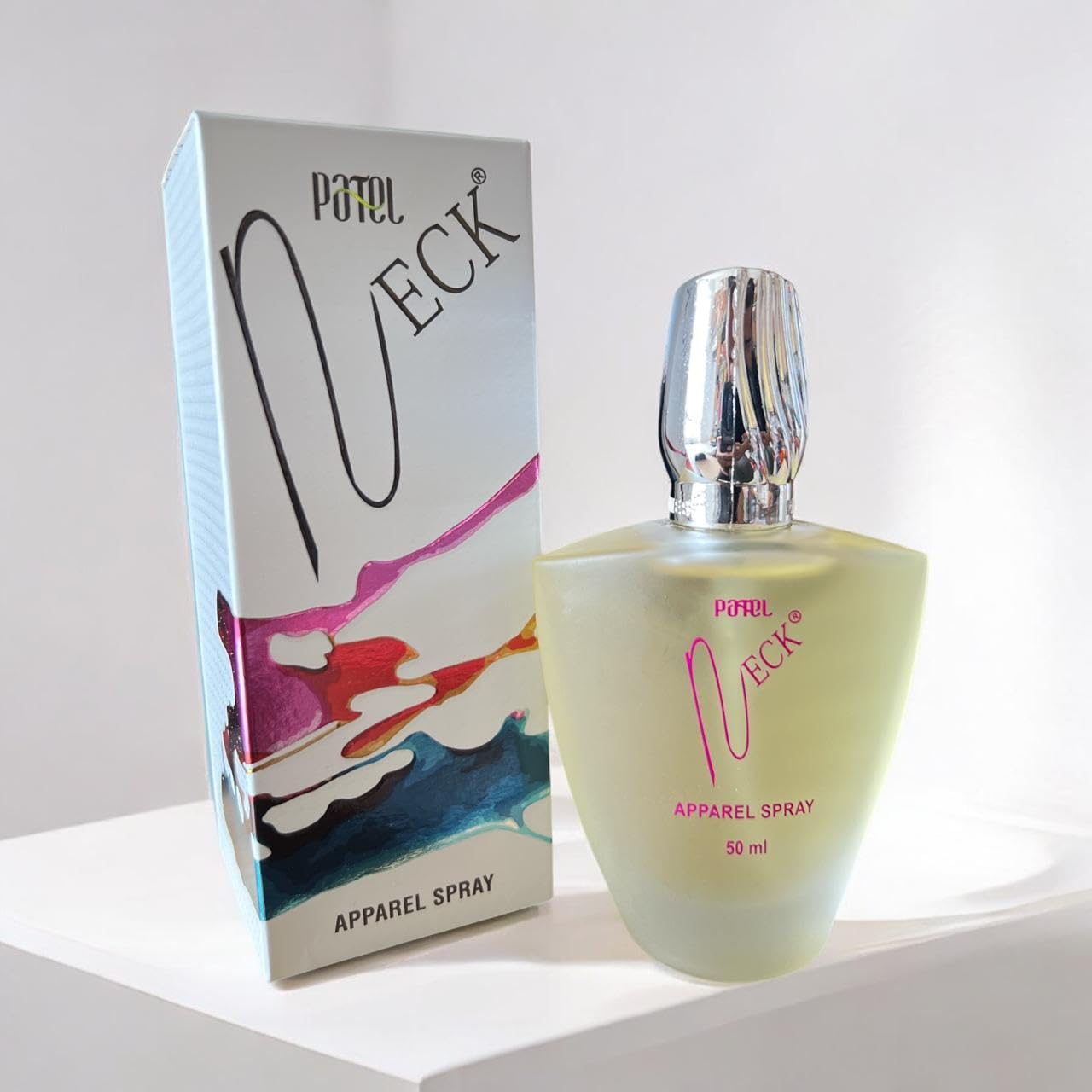 Patel Perfume Neck Cross | Apparel Spray | 50ml White | Pack of 1