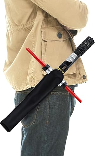 Miniatura 2 de Espada ligera para niños, sable de luz roja con sonido FX, juego de espadas de luz expandible para guerreros de guerra de galaxia, fiesta de