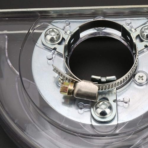 Miniatura 6 de Hyuduo Cubierta de polvo de corte para amoladora angular de 100/125/5.906 in Cubierta de polvo y disco de sierra de 90/115/4.921 in