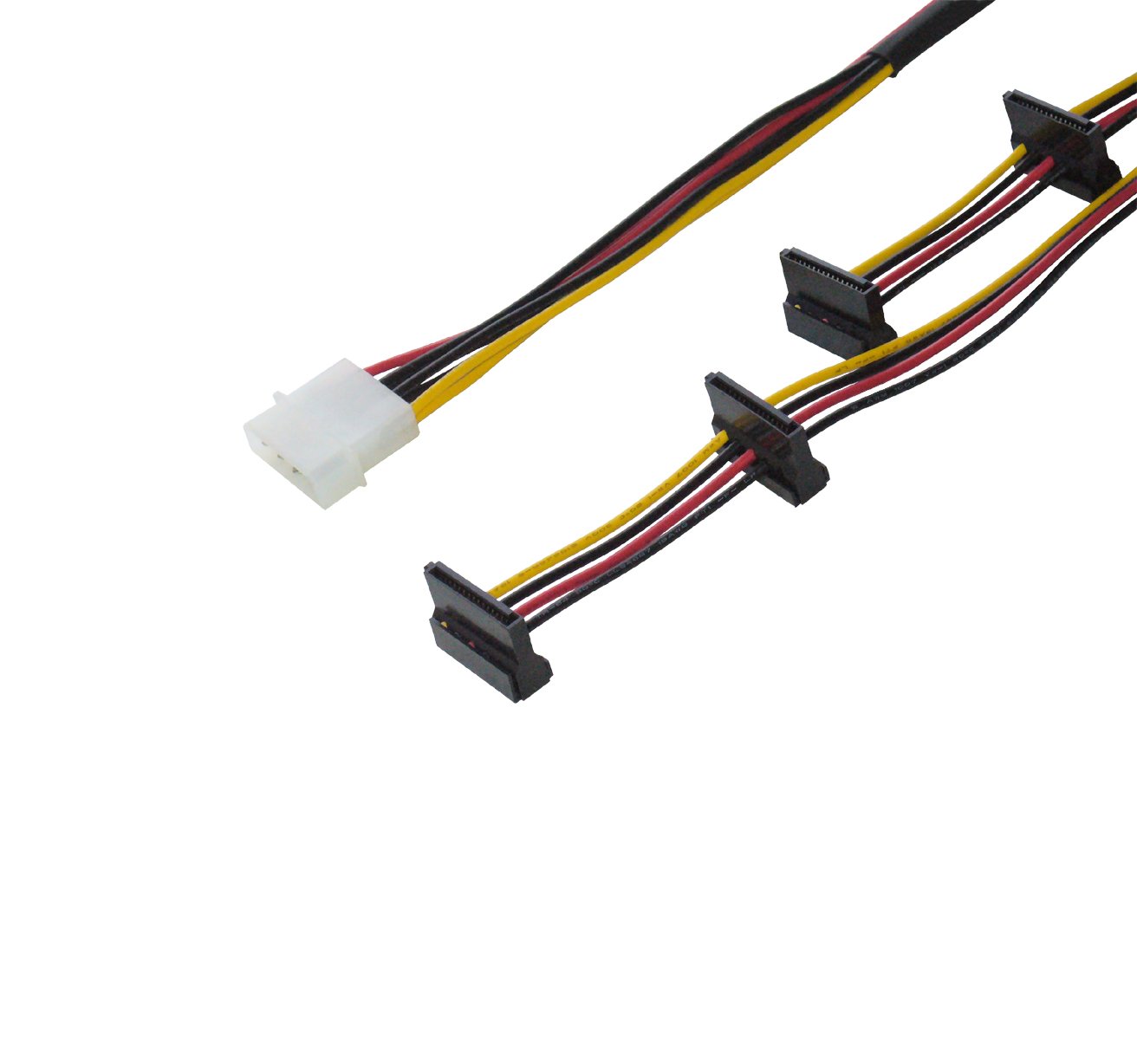 Amazon | シリアルATA 4分岐（下向き）電源ケーブル SATA III