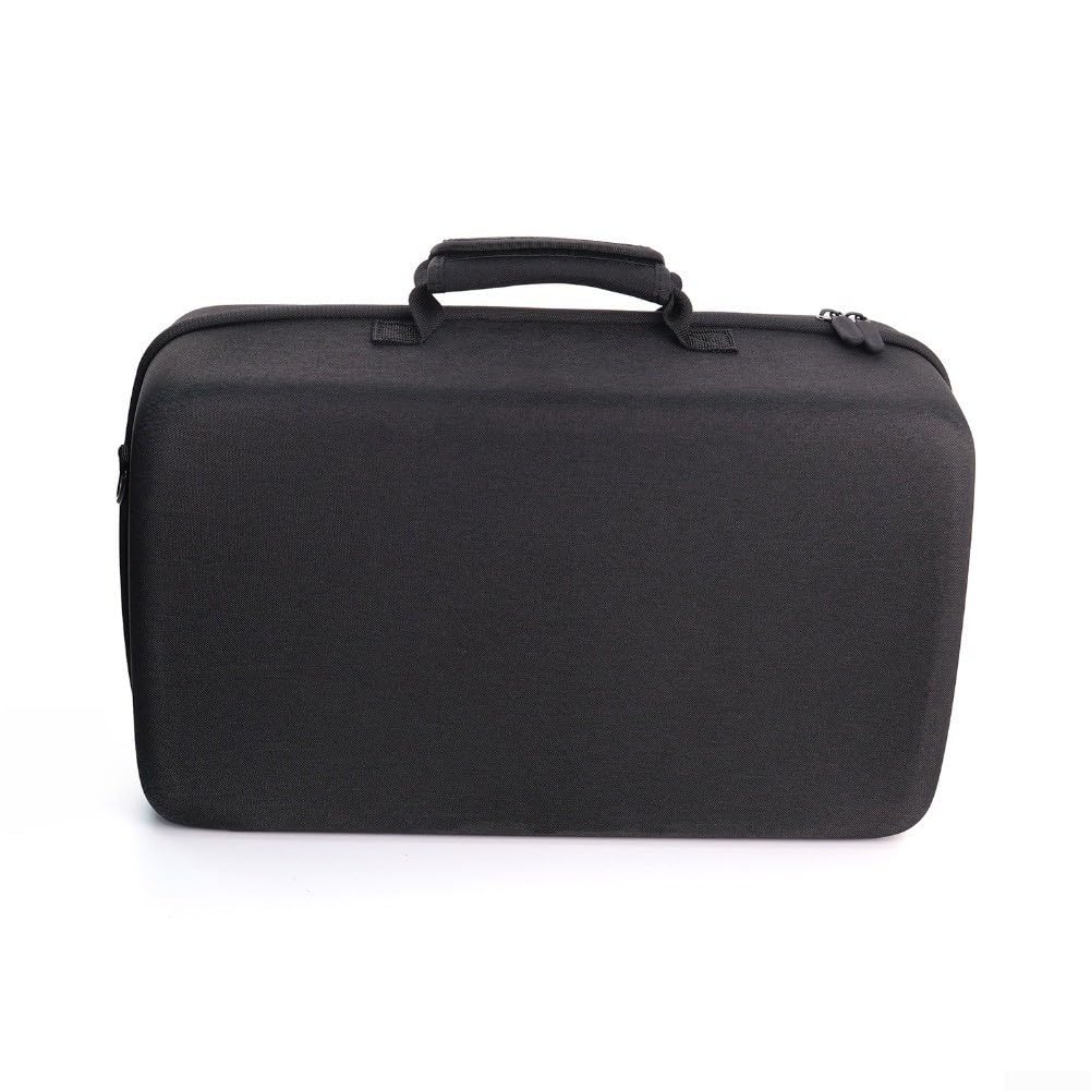 EVA Bolsa de almacenamiento protectora para PS5 PRO y modelos delgados con gran capacidad 42 x 27 x 17 cm, cierre de cremallera y asa de fácil transporte (gris)