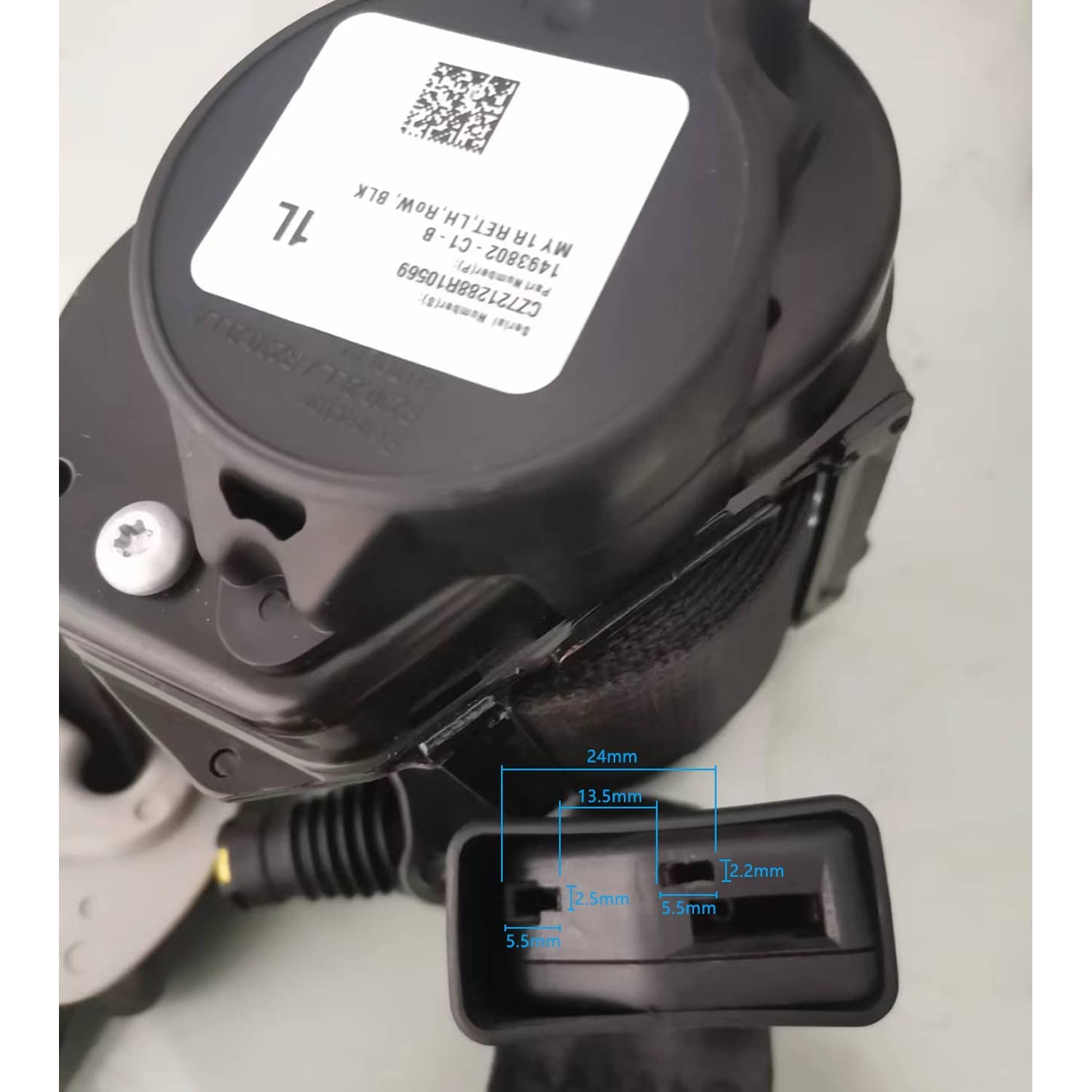 ZKTOOL Ontgrendelingshulpmiddel voor Autostoelgesp Compatibel met Tesla Model 3, Ontgrendelingshulpmiddel voor Veiligheidsgordel, Ontgrendelingshulpmiddel voor Autostoeltje, 1133787-00-A