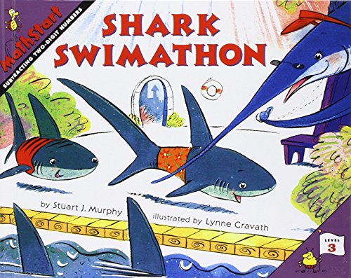 Shark Swimathon (Mathstart : Subtracting Two-Di... 1442007338 Book Cover