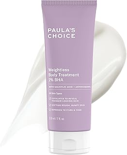 Paula's Choice Weightless Body Treatment 2% BHA, Salicylic Acid & Chamomile Lotion Exfoliant, Moisturiser for Keratosis Pi...