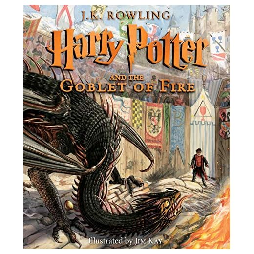 Harry Potter and the Goblet of Fire: The Illustrated Edition (Harry Potter, Book 4) (4)