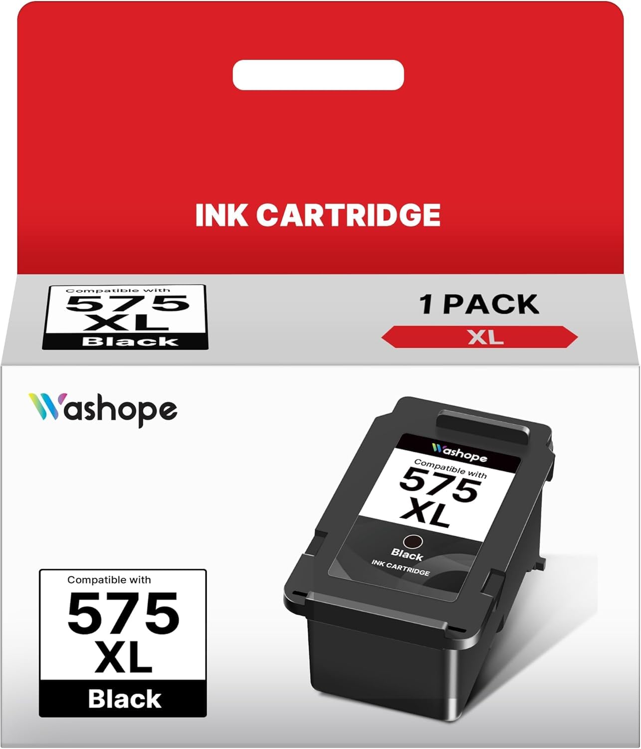 PG-575XL 575XL Nero Cartucce Sostituzione per Canon 575 XL per Canon PIXMA TR4755i TS3750i TS3550i TS3551i TR4750i TR4751i TS3752i TS3751i TR4756i (1 Nero, Alta Capacità XL)