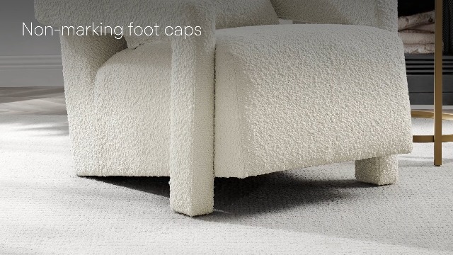 Sillón Plegable Marfil con Tela Bouclé miniatura 7