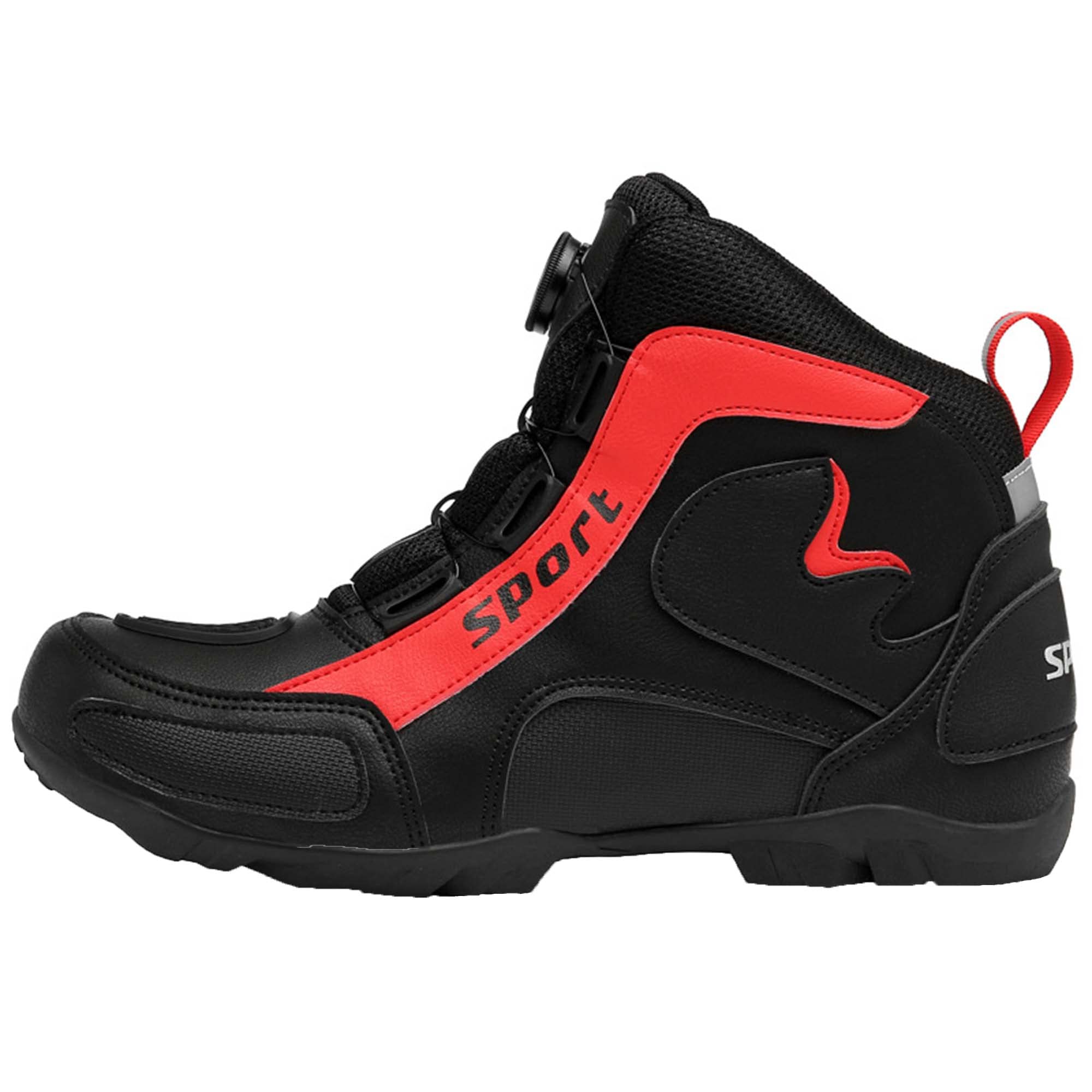 Botas De Moto para Hombre Zapatos De Cuero para Montar En Motocicleta Botines De Carreras De Talla Grande Antideslizantes Informales para Exteriores