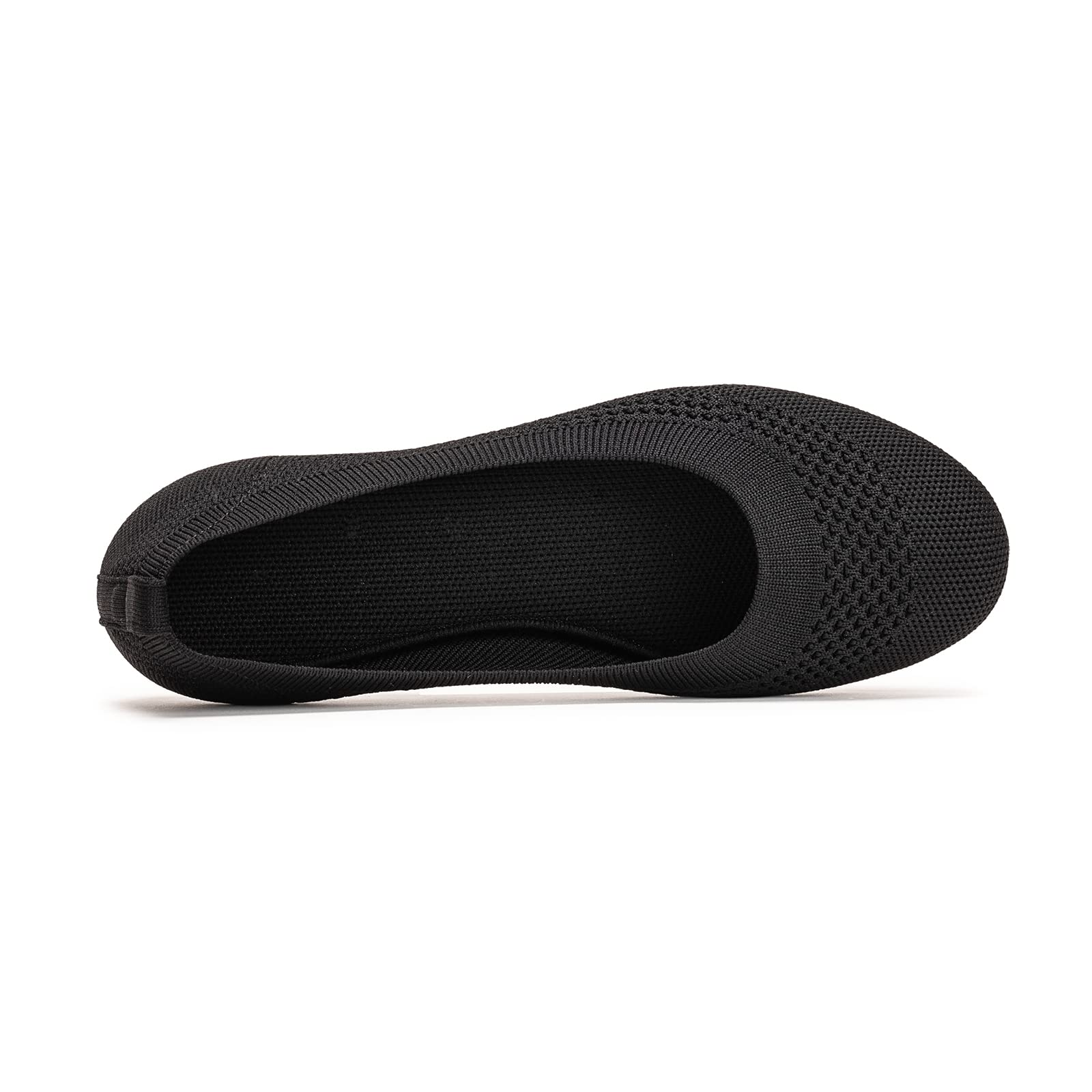 Frank Mully Damen Ballerinas Slip On Knit Pumps Runde Zehe