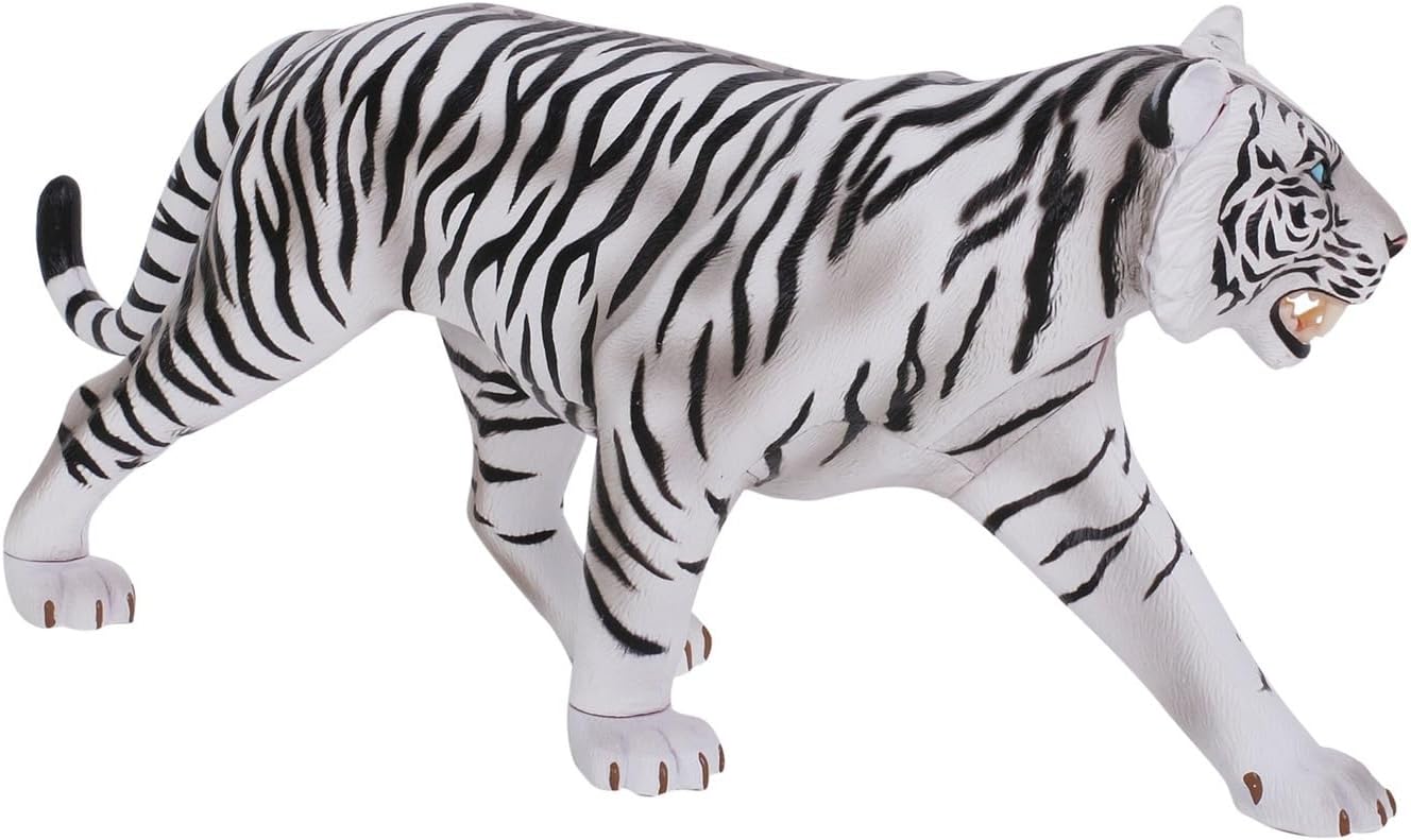 4D Vision トラ解剖モデル、トラの知能骨格標本モデル、完全に取り外し可能な28個の臓器と体の部位、3次元パズルトラ解剖モデル