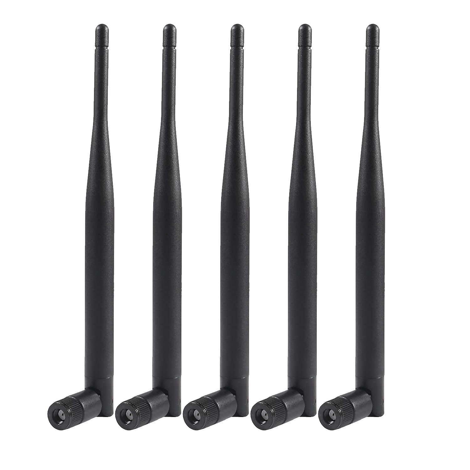 5pcs Dual Band WiFi 2.4GHz 5GHz 5.8GHz 6dBi MIMO RP-SMA Antenna maschio per router WiFi Scheda di rete wireless Adattatore USB Sicurezza Telecamera IP Monitor di videosorveglianza