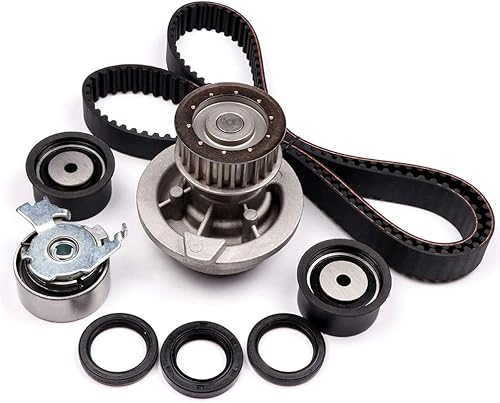 Miniatura 7 de ROADFAR Kit de correa dentada TBK309 WP121-2004 CTBK-C015WP TCKWP309 TS26309 ITM309 Compatible para Chevrolet Optra 2004-2007 1999-2002 para Daewoo