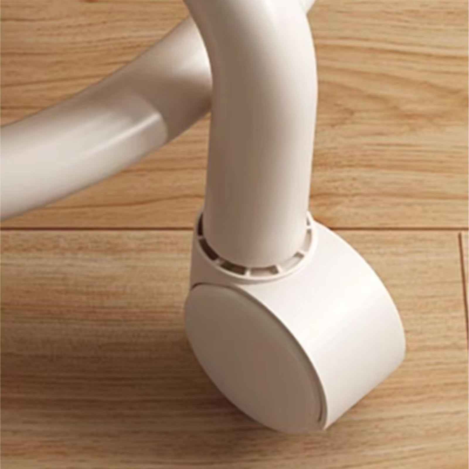 Otomano Taburete Reposapiés Giratorio De 360° con Ruedas, Tapizado En Cuero Acolchado Reposapies Sofa(Bruin)
