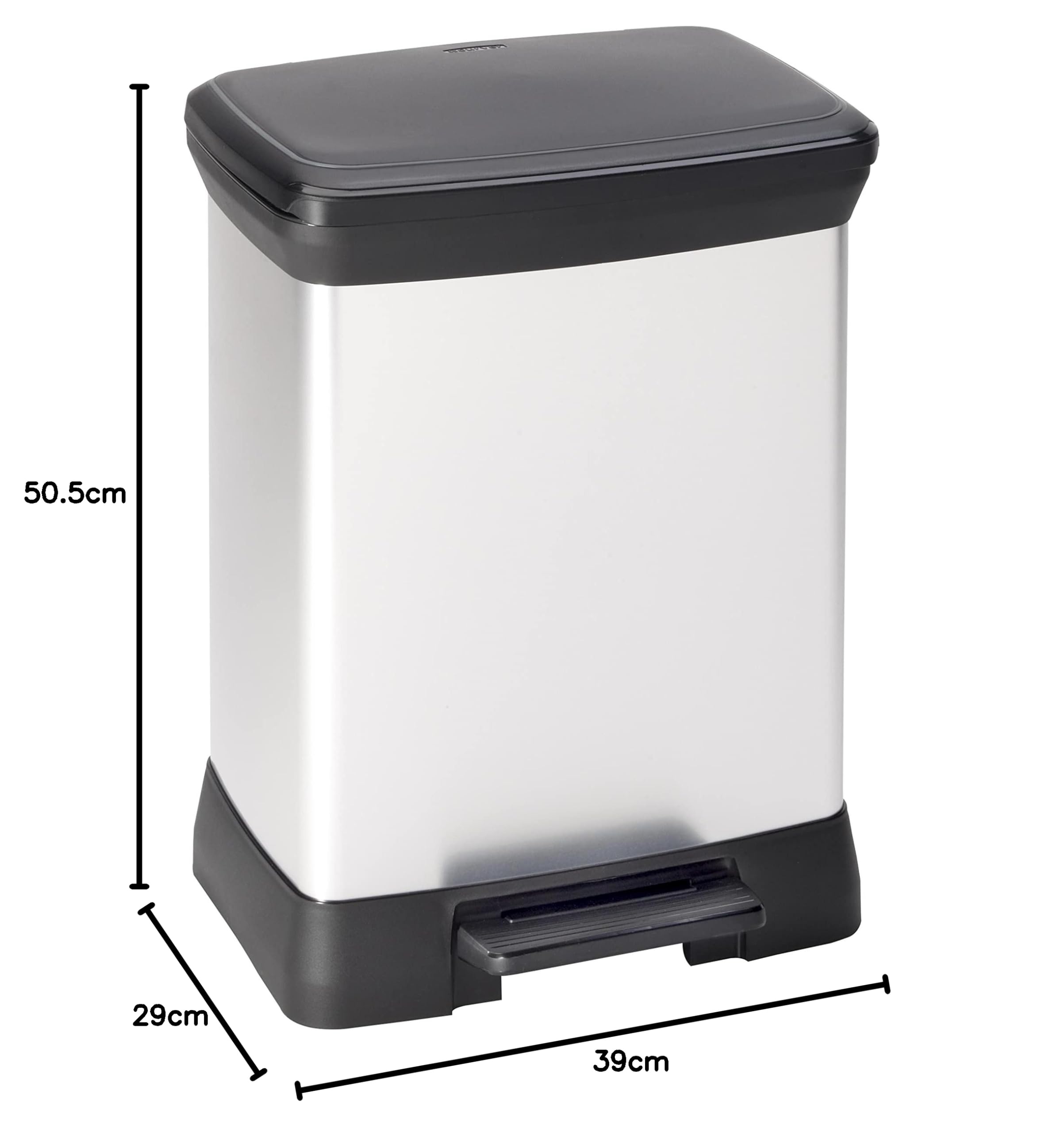 CURVER 240638 DECOBIN Duo Abfalleim 30L sm