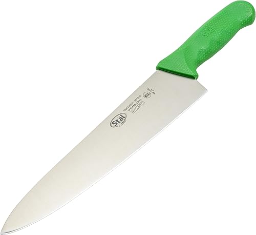 Miniatura 3 de Winco Cuchillo de chef de grado comercial de 10 pulgadas con hoja de acero alemán, verde