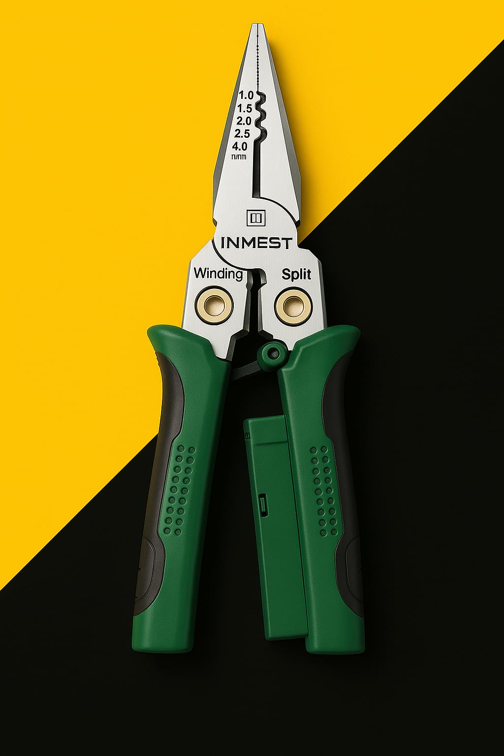 Proalet Inmest Infinity Çok Amaçlı Kablo Soyma Pensesi, Işıklı, Sesli, Faz-Notr Kontrol, Sıyırma, Kıvırma, Kablo Çekme, Ayırma, Elektrik Kontrolü, 8 Fonksiyonlu, Elektrikçi Pense 8" (Pil Dahil)