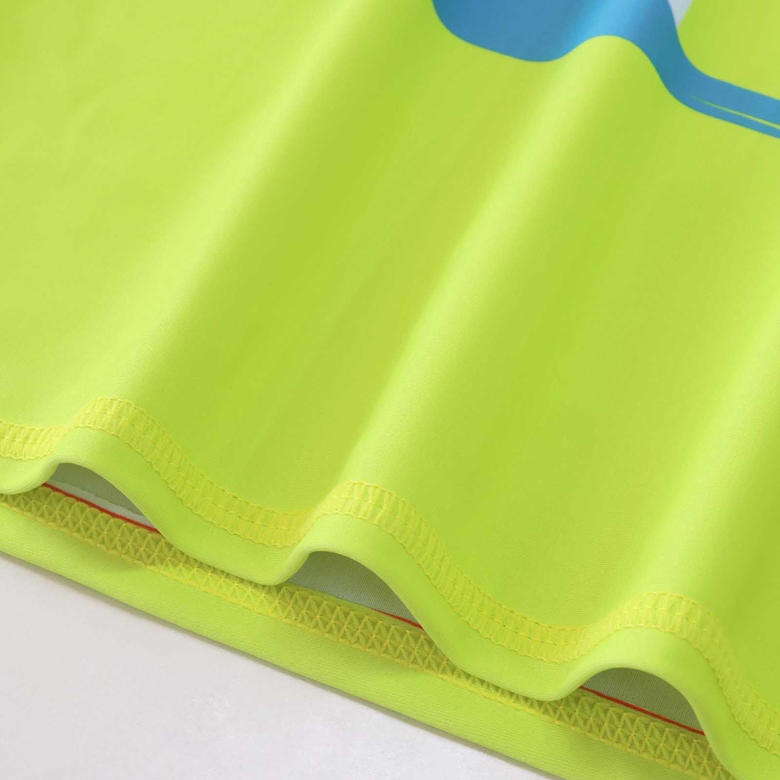 Générique Maillot de Bain garçon Deux pièces Solaire UPF 50+ Manches Longues imprimé Arbre Natation Surf Printemps été