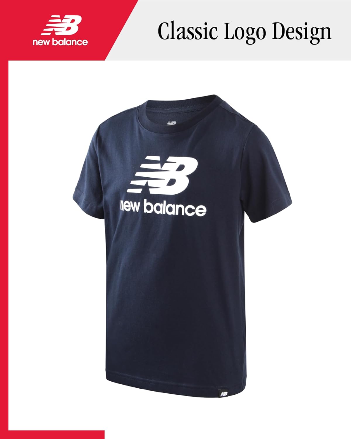 New Balance Boys T Shirts - Short Sleeve Cotton Crewneck Graphic Tees, Athletic Logo Shirts for Boys (Sizes: 8-20) - Image 6