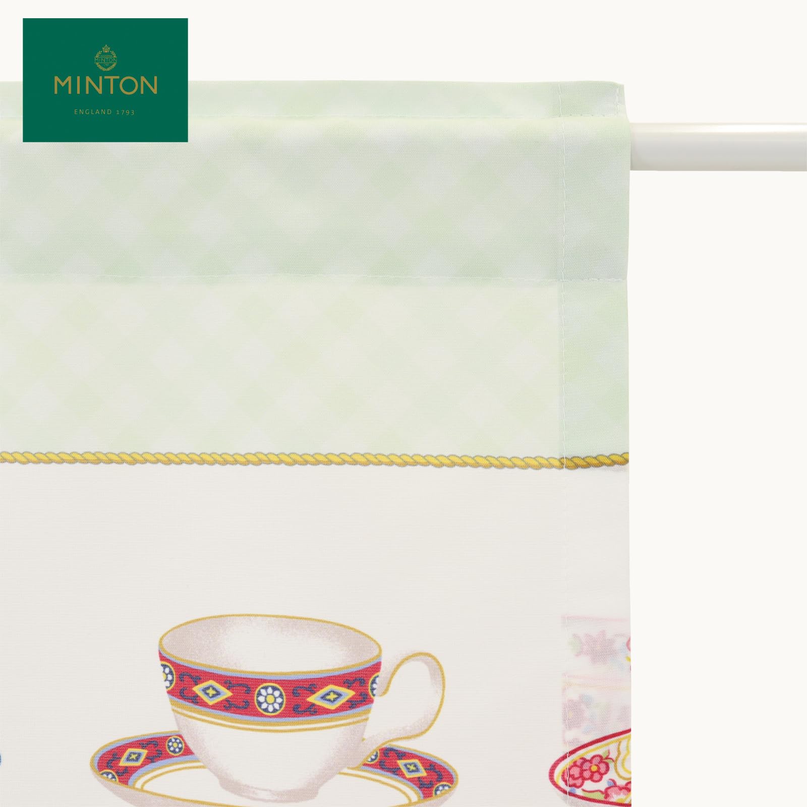 Amazon｜川島織物セルコン MINTON ミントン カフェカーテン ハロー
