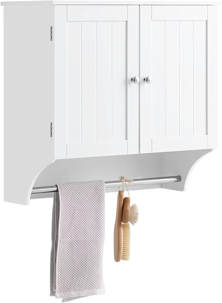 Amazon|SoBuy 吊り戸棚 壁掛け棚 壁面収納 洗面所収納 タオル掛け 幅 Amazon|SoBuy 吊り戸棚 壁掛け棚 壁面収納 洗面所収納 タオル掛け 幅