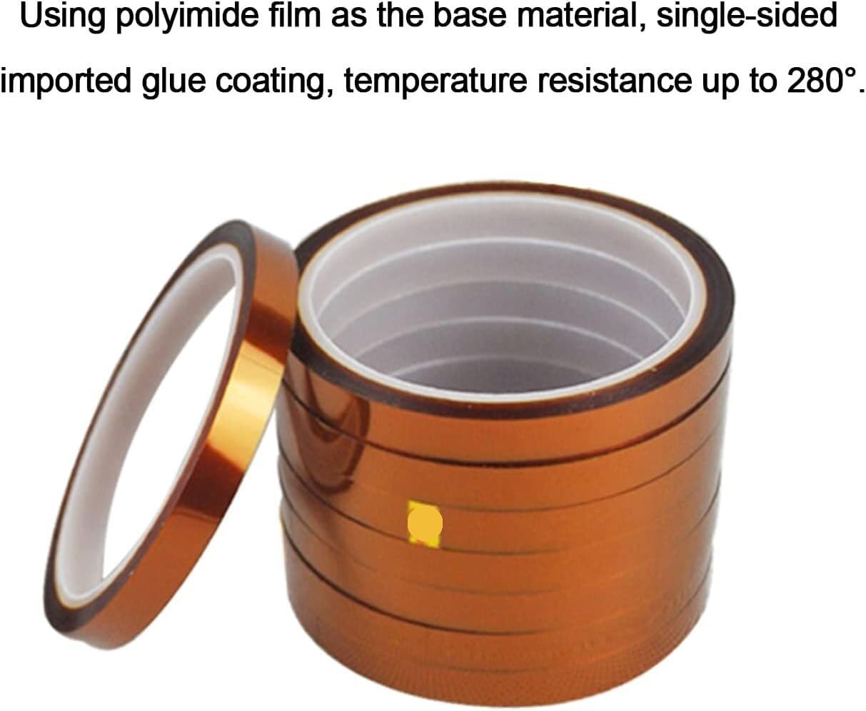 Taśma odporna na wysokie temperatury — Poliimidowa taśma termoprzewodząca — 100 mm/150 mm/200 mm x 28 m(200mm)