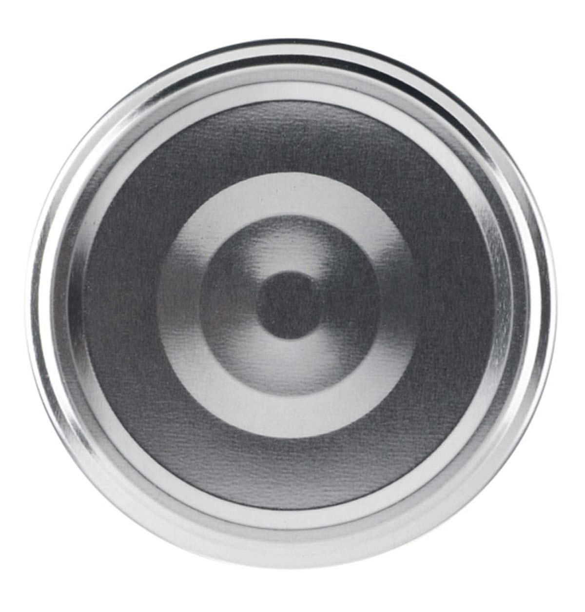 Lot De 40 Couvercles Métalliques 48 Mm Argentés - Pour Pots Et Bocaux Twist-Off, Stérilisables, Fermeture Hermétique