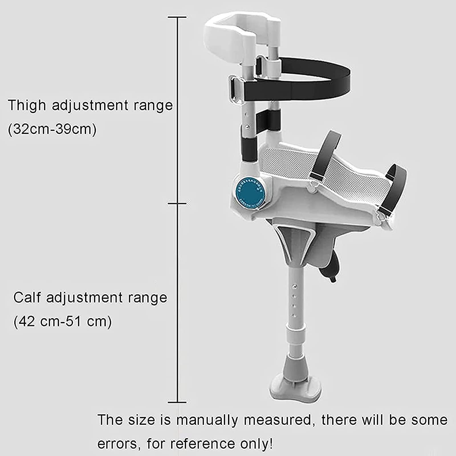 aide à la rééducation, Béquille de genou indolore, déambulateur monojambe réglable en hauteur–Alternative idéale aux fractures la cheville