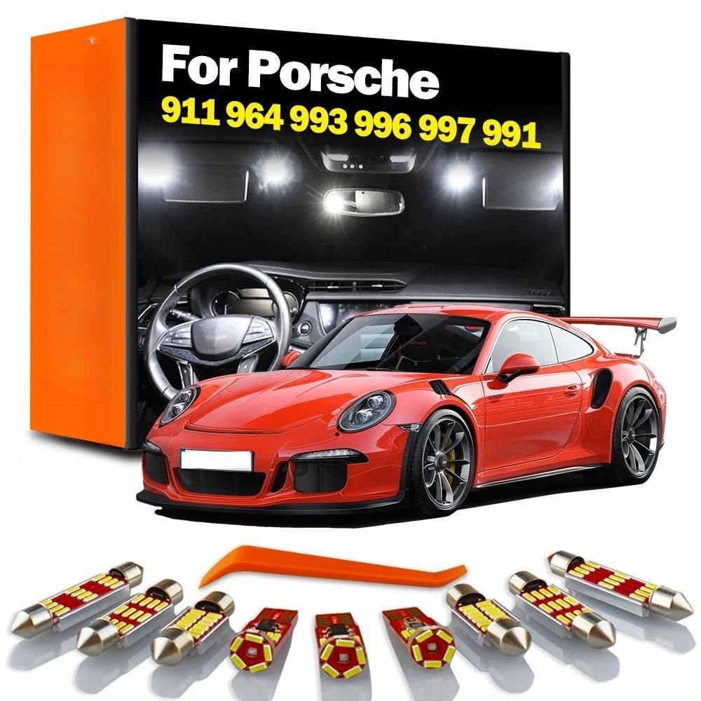 Kit lampadine LED per Interni del Bagagliaio, per Porsche 911 964 993 996 997 991 Targa Speedster Carrera Turbo 4 S 4S GTS RS GT3 1989-2016
