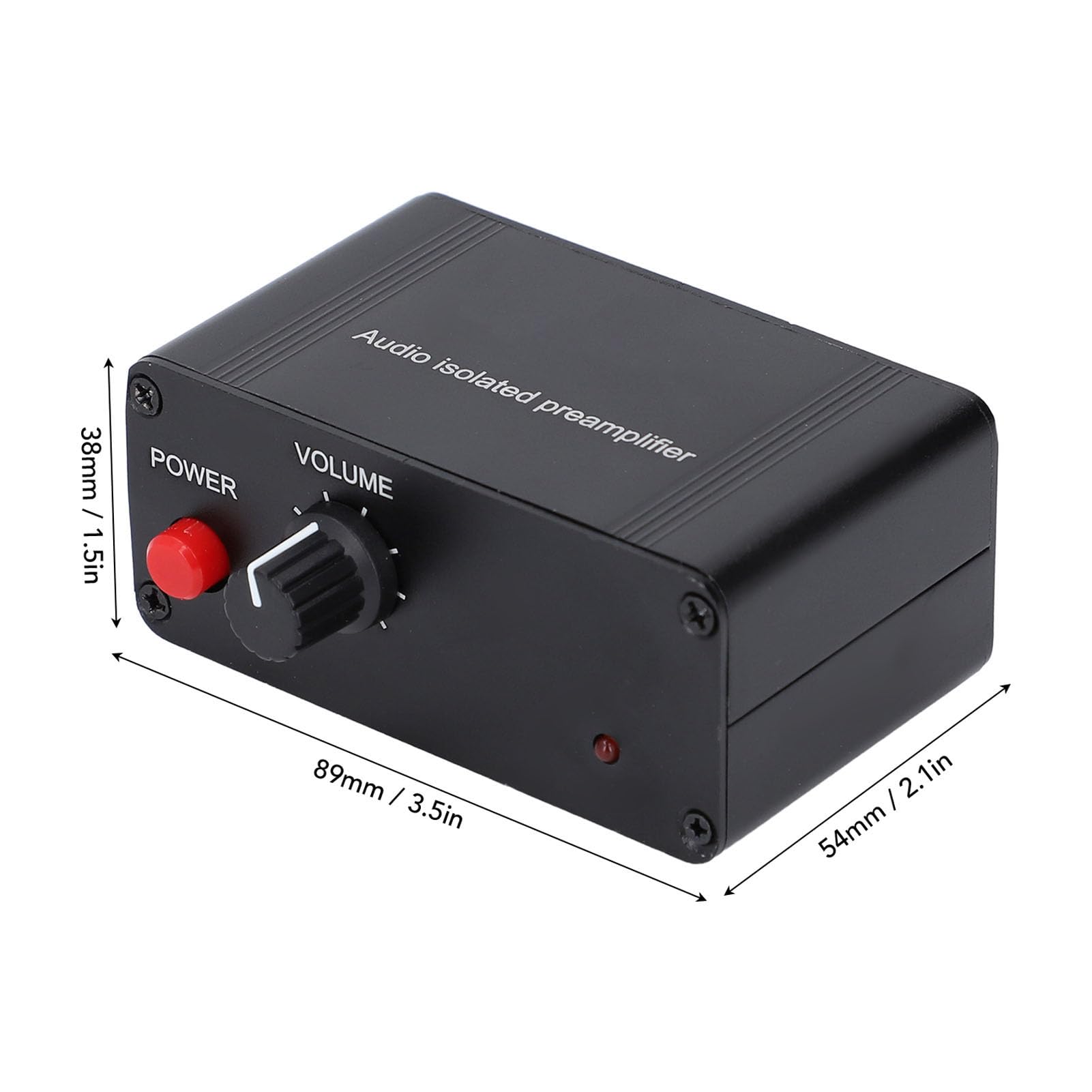 Préamplificateur Sonore Double Canal à Gain élevé avec Puce D'ampli Double OP NE5532 Intégrée, Gain 20 DB, Sortie D'entrée 3,5 Mm