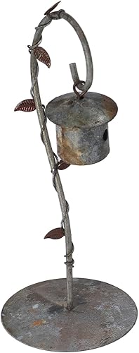 Miniatura 9 de Casa de muñecas en miniatura a escala 1/12, muebles de casa de muñecas a escala 1:12 1:6 modelo de cobertizo de pájaros en miniatura de aluminio,