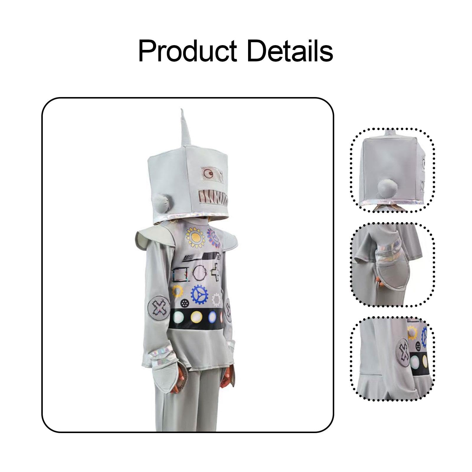 Costume da Robot per Cosplay, Giochi di Ruolo, Halloween, Carnevale E Feste in Maschera.