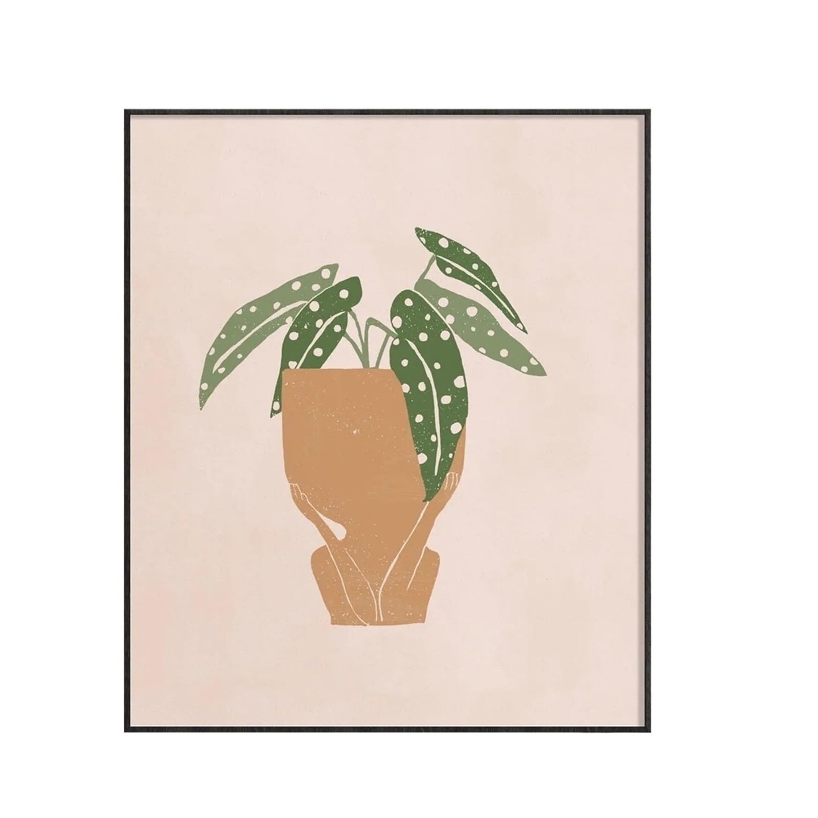 Graiting 1pc Botanical Wall Art Flower Turtleback Bamboo Ficus Chinensis Prints Home Bedroom Decor
