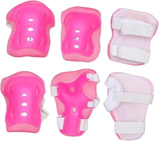 BESPORTBLE 1 Conjunto 6 Peças Equipamento Atlético Ciclismo Roupa Equipamento De Proteção Para Patinação Adultos Equipamento De Segurança Para Skate Crianças Protetores De Pulso Protetores