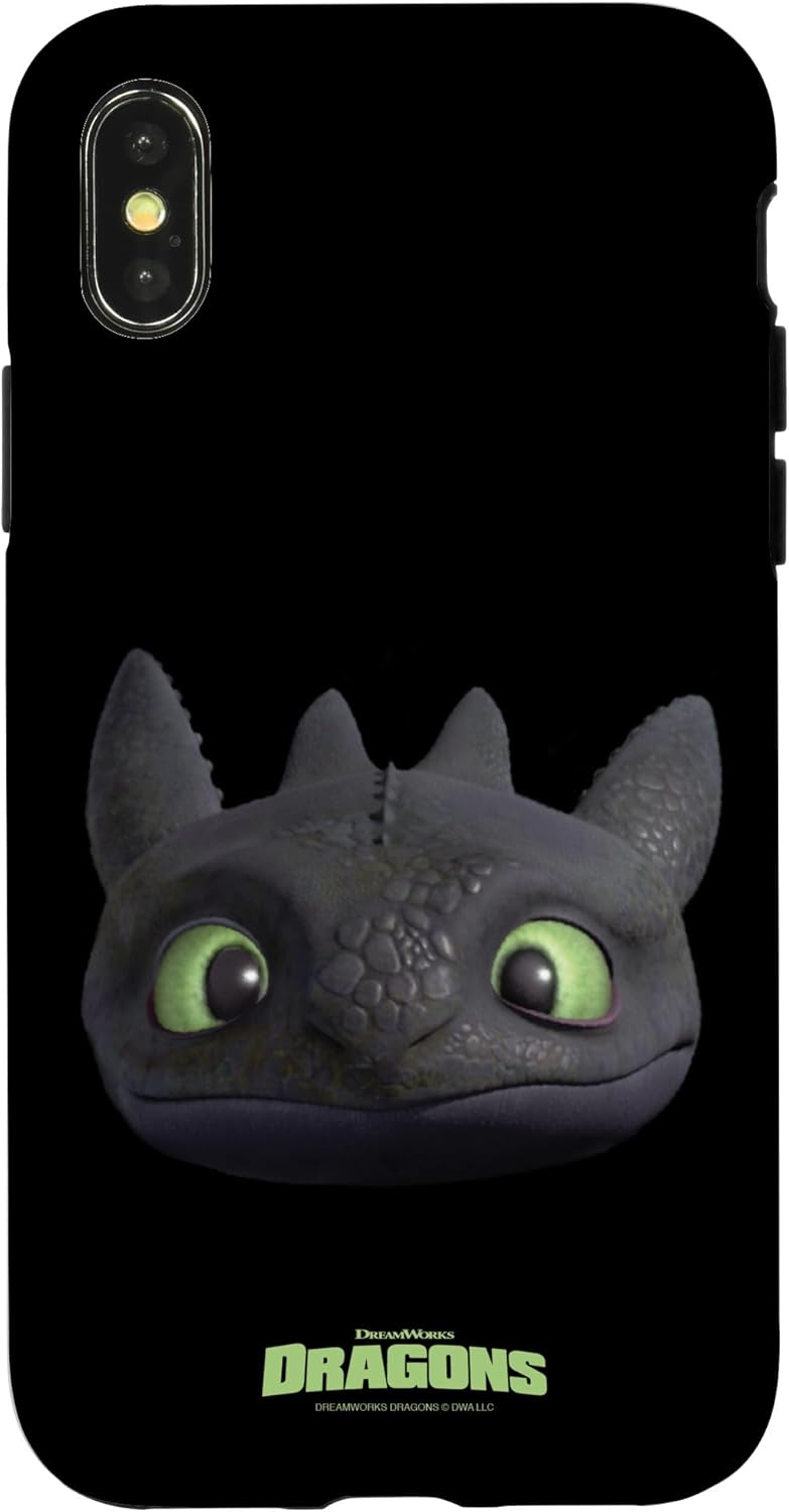 DreamWorks Dragons Toothless Night Fury Big Face Costume 3D Case for iPhone 12/12 Pro