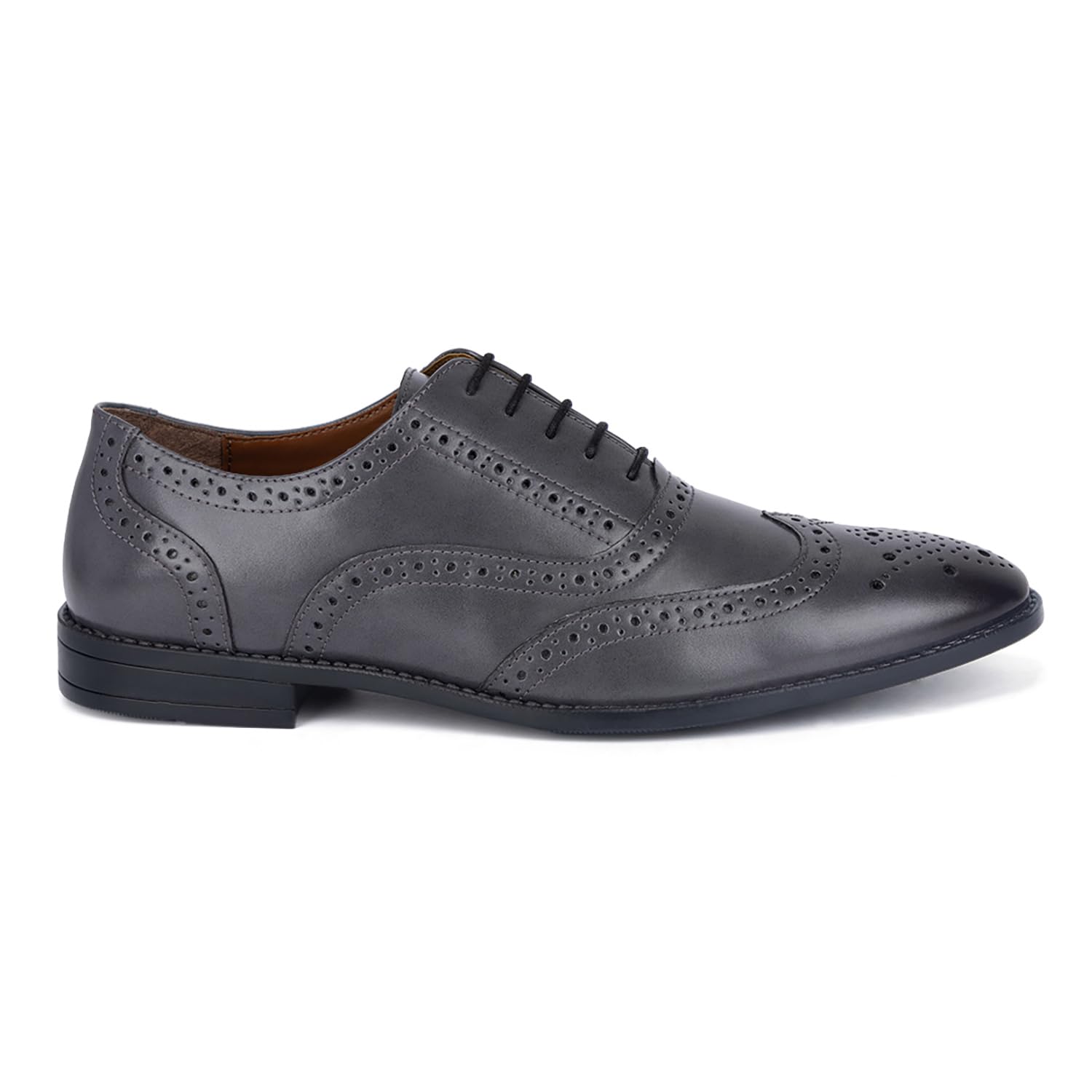 LOUIS STITCH Mens Formal Lace-up Oxford Shoes | Solid Design | Ideal for Formal, Business Casual, and Parties | Solid Ash Grey | UK Size 06 (RGBG__) (B0D5M4QT1H) Amazon Price History, Amazon Price Tracker