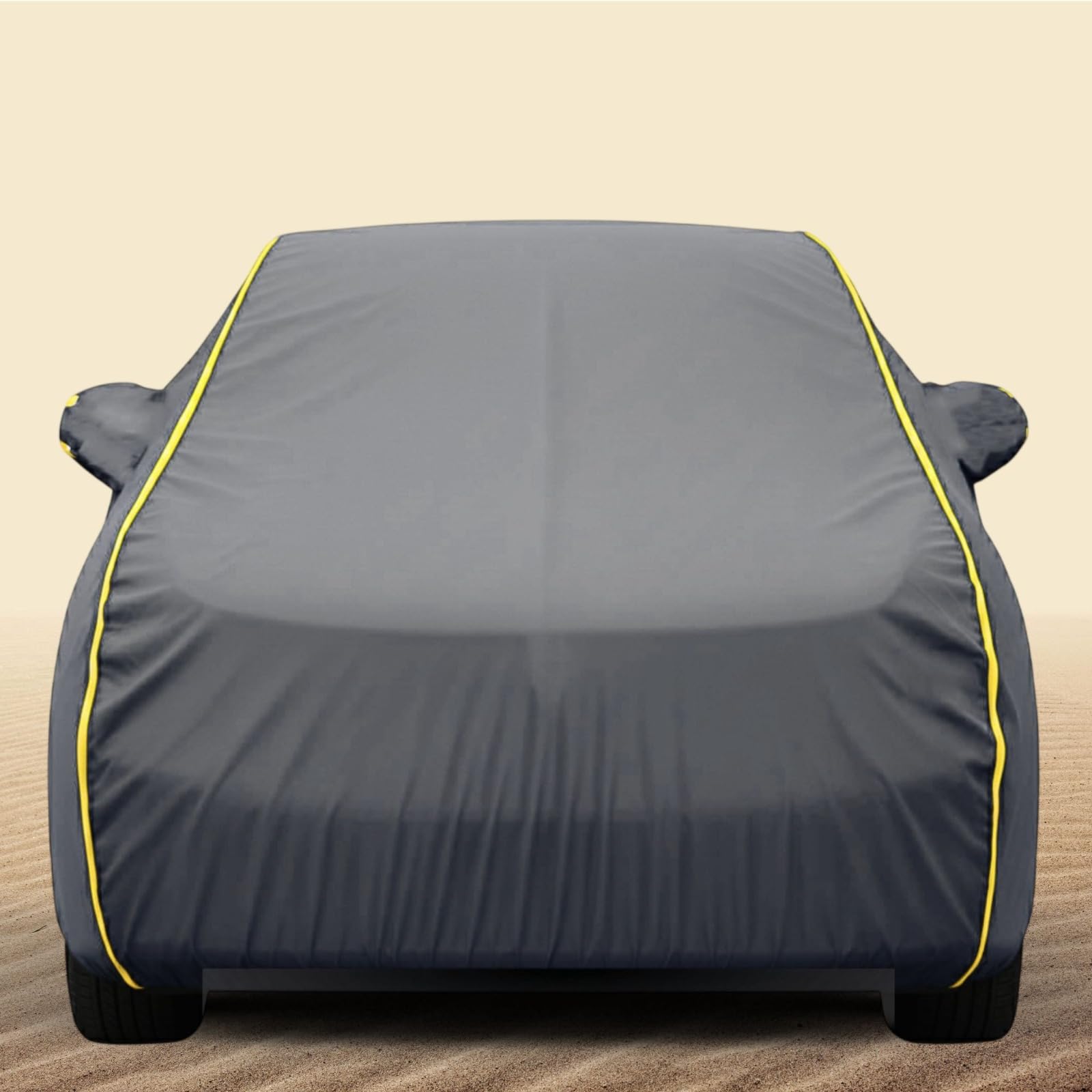 Premium Polyester Car Cover Xuv300 All-Weather Protection from Rain, Dust &amp; Sun | UV Resistant Fabric | Full Body Secure Fit for Outdoor &amp; Indoor Parking Grey
