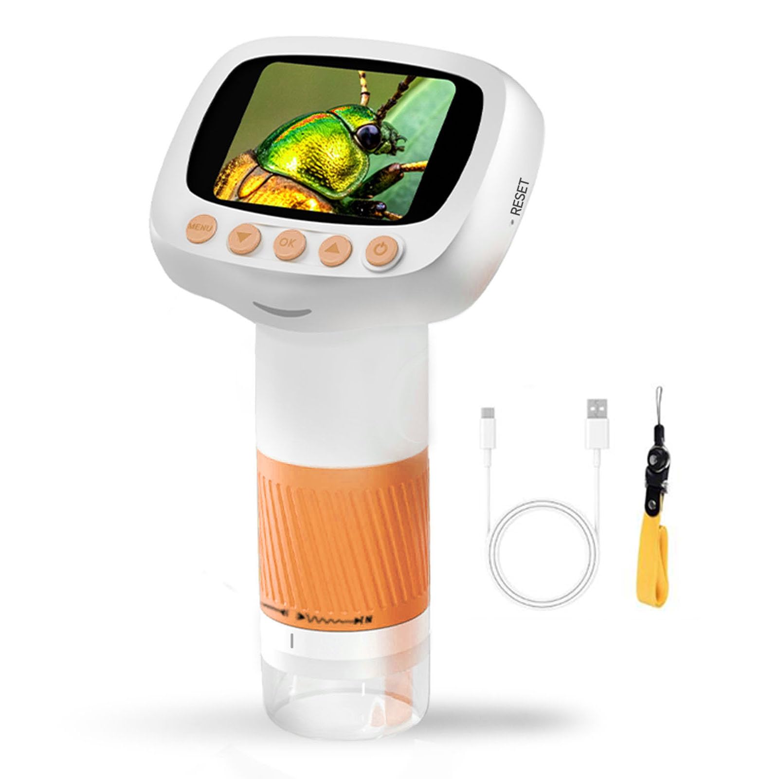 FTVOGUE Microscopio per Bambini 1000X Digitale Mini, Microscopio