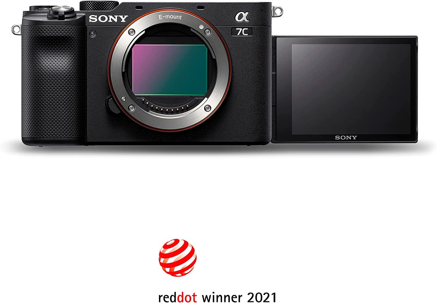 Sony Alpha 7 C - Cámara evil de fotograma completo (compacta y ligera, enfoque automático a tiempo real, 24.2 megapíxeles, sistema de estabilización de 5 ejes, batería de gran capacidad) negro