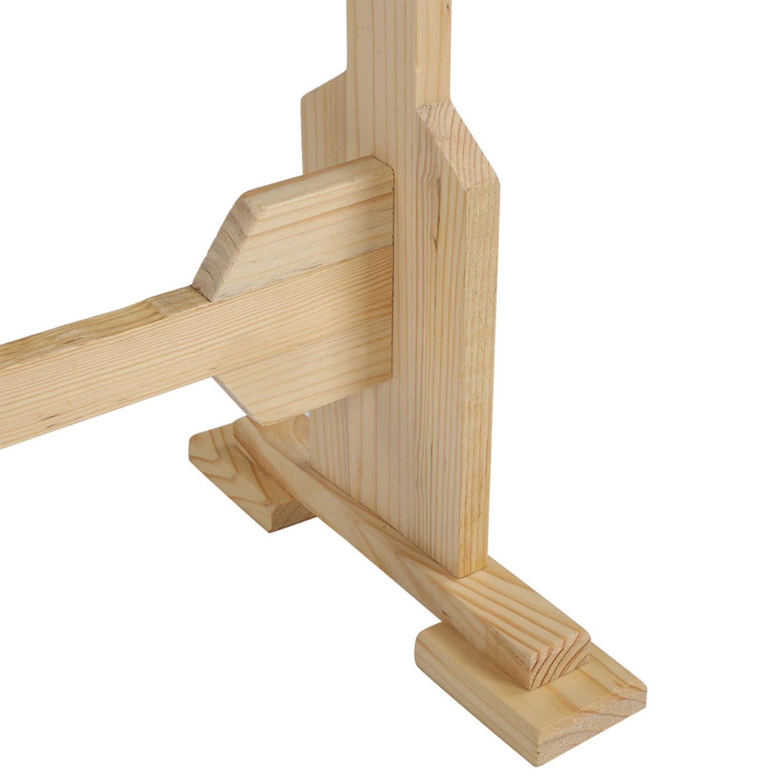 GOTOTOP Soporte para bordar, ajustable 360 grados, soporte para bordado de punto de cruz ajustable, soporte para bordar de madera de pino y PVC con bastidor, 104 x 40 x 88 cm