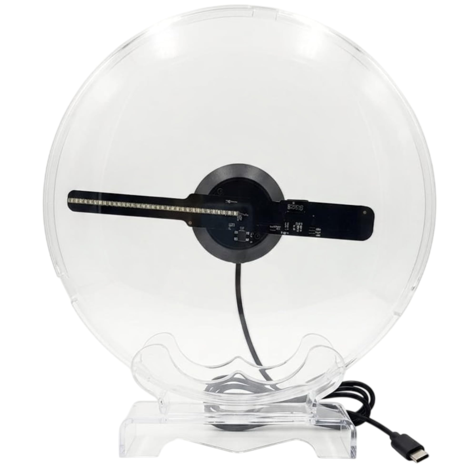 TONZO 3D Hologram Fan 18 cm Advertising Display | Table Top & Wall Mount | Acrylic Cover Protection | HD 3D LED Holographic Display for Shop, Home Décor, Events, Party, Festival & Gifting-image-38