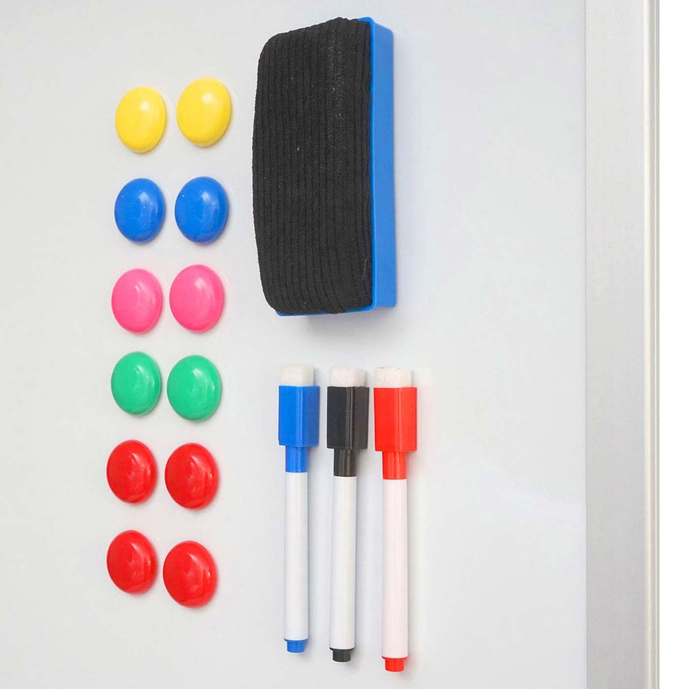 Mendler Whiteboard HWC-C85, mobil rollbar inkl. Zubehör -180x100cm