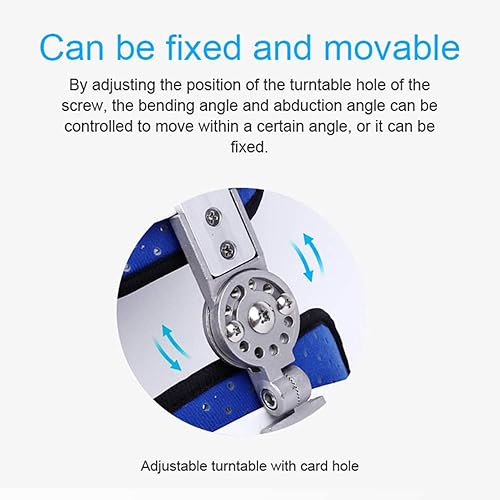 Miniatura 5 de Soporte de abducción de cadera para adultos, con bisagras, ortesis posoperatoria, protector de cadera, estabilizador, soporte de compresión para