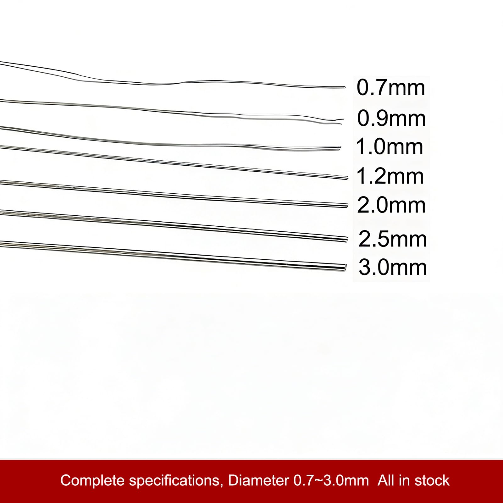 304 Edelstahl weicher Draht Hartdraht, Silberdraht zum Basteln, für Heimwerker, manuelle Kunst und Handwerk, Schmuckherstellung, Bonsai-Training, Gartendraht(Size:D0.9mm*1000g(Hard Wire))