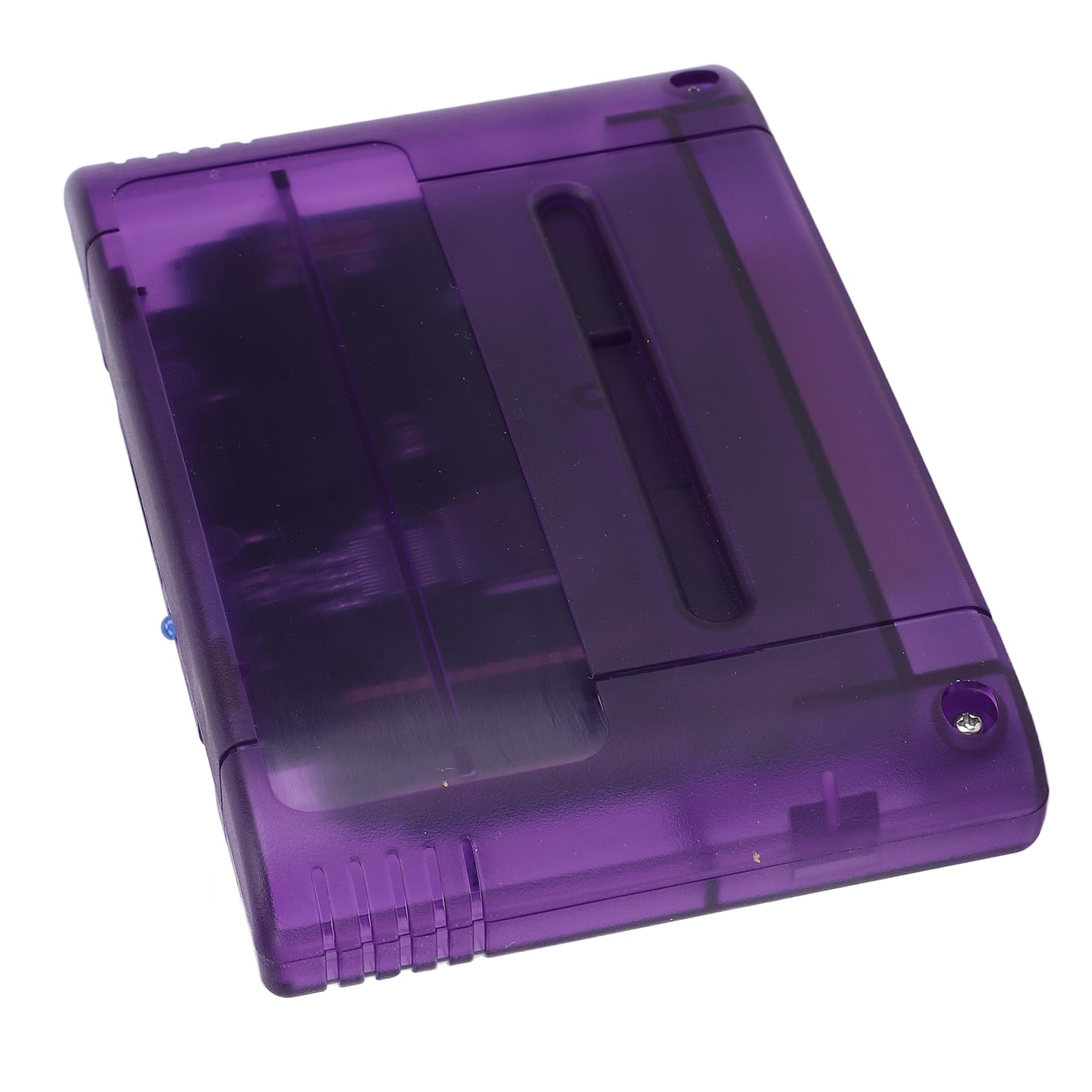 Plyisty Karta z grą dla SFC Super Famicom, Adapter Flashmaster V1 z 8 GB MicroSD, 3000 w 1 Obsługuje Automatyczne Zapisywanie Kopii Zapasowych Wolnych Pamięci ROM, Pasuje Tylko do (Półprzezroczysty
