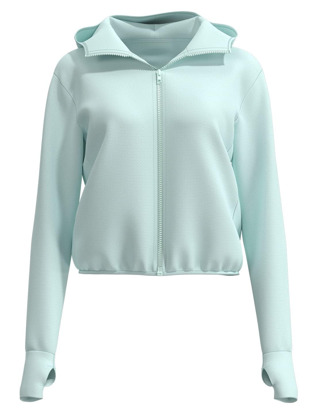 MAKINGTEC Women UPF 50+ Long Sleeve UV Sun Protection Clothing Jacket Hiking Sun Shirt Zip Up Hoodie with Pockets