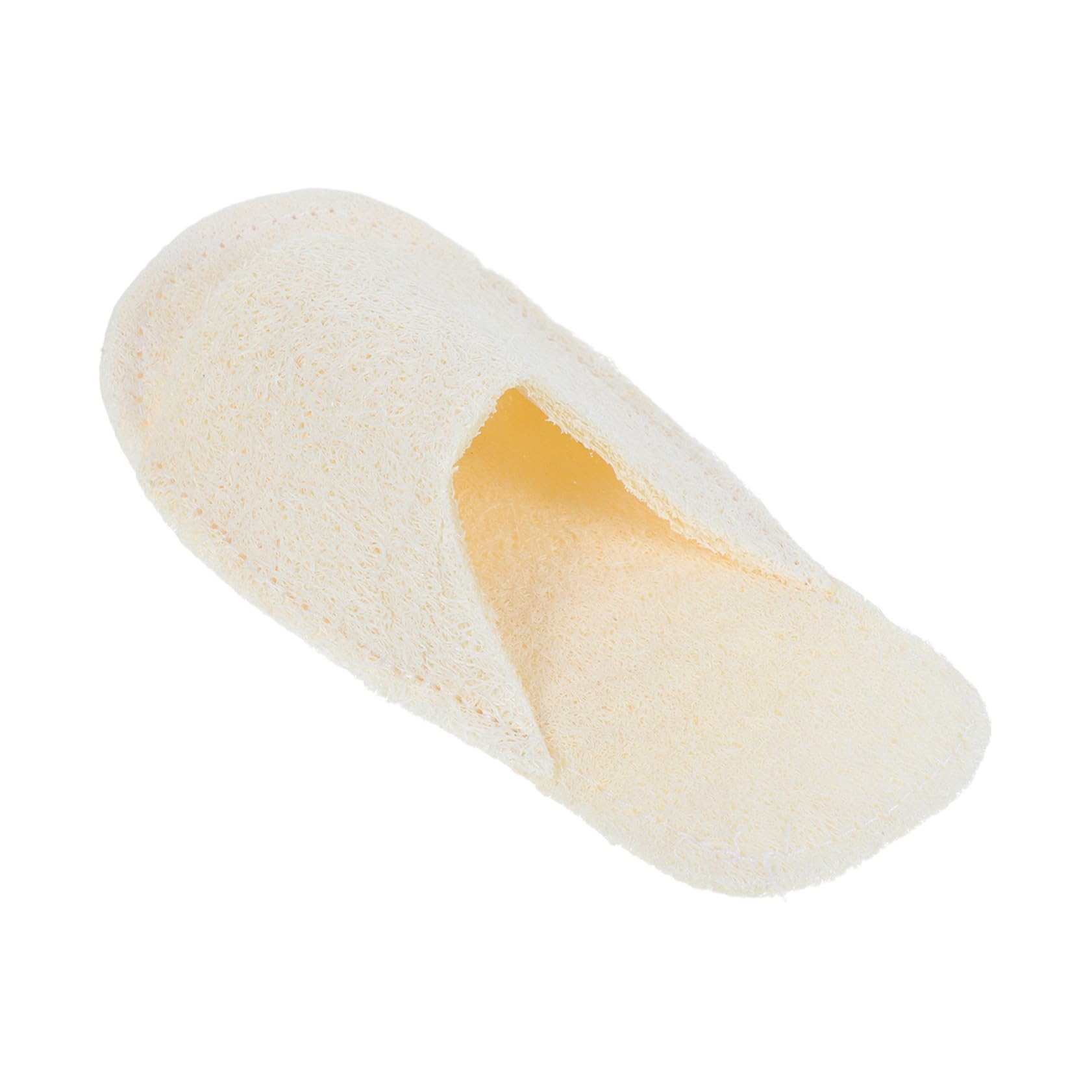 HIAKDOFT Natural Loofah Slipper Dog Chew Interactive Bite-resistant Plaything for Small Medium Dogs Entertaining Teeth Cleaning and Boredom Relief Beige Pet