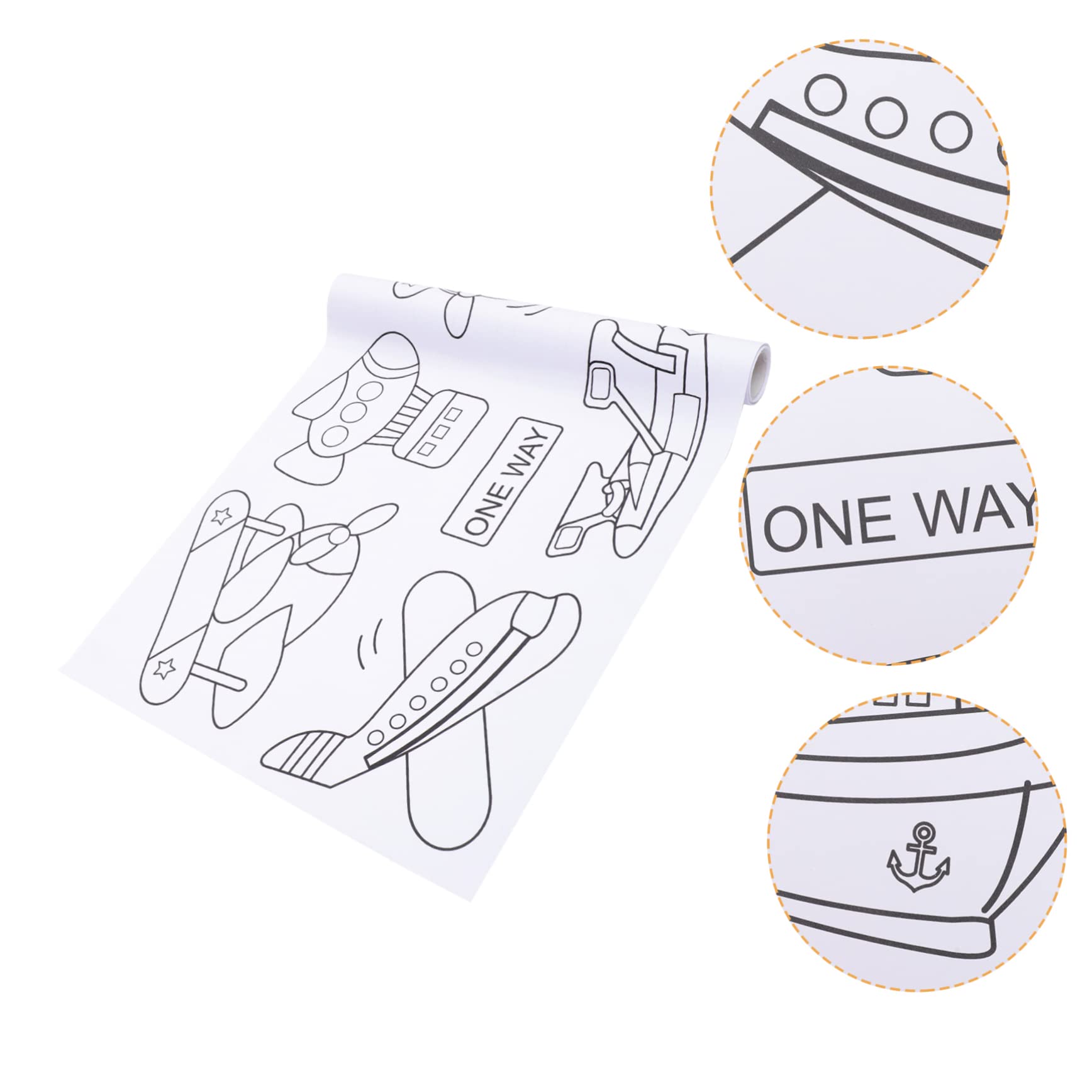 NAMOARLY Art Paper Roll Drawing Paper for Painting Reusable DIY Graffiti Wall Friendly Design for Home and School Creative Projects