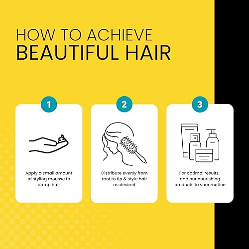 Miniatura 6 de The Hair Diagram - Mousse Ashley Marie Styling con control de encrespamiento - Ingredientes naturales - Mousse voluminizante e hidratante - Secado